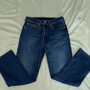 Dark Wash Levi 501 Pants